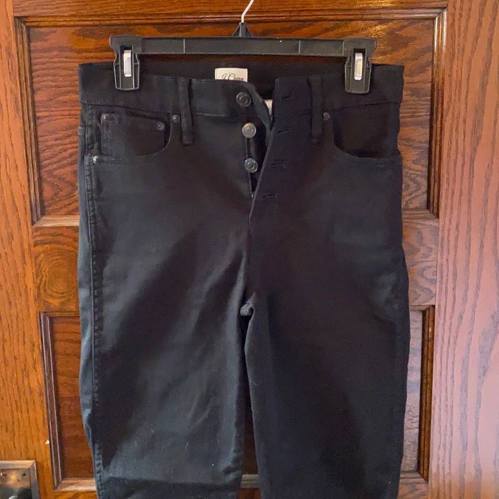 J Crew 9” vintage straight jeans